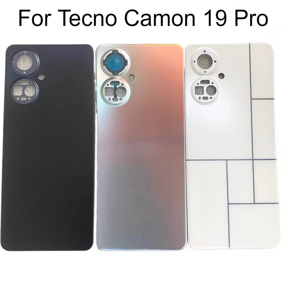 Dành Cho Tecno Camon 19 Pro Ci8 Vỏ Pin Phía Sau Nhà Ở Linh Kiện Thay Thế