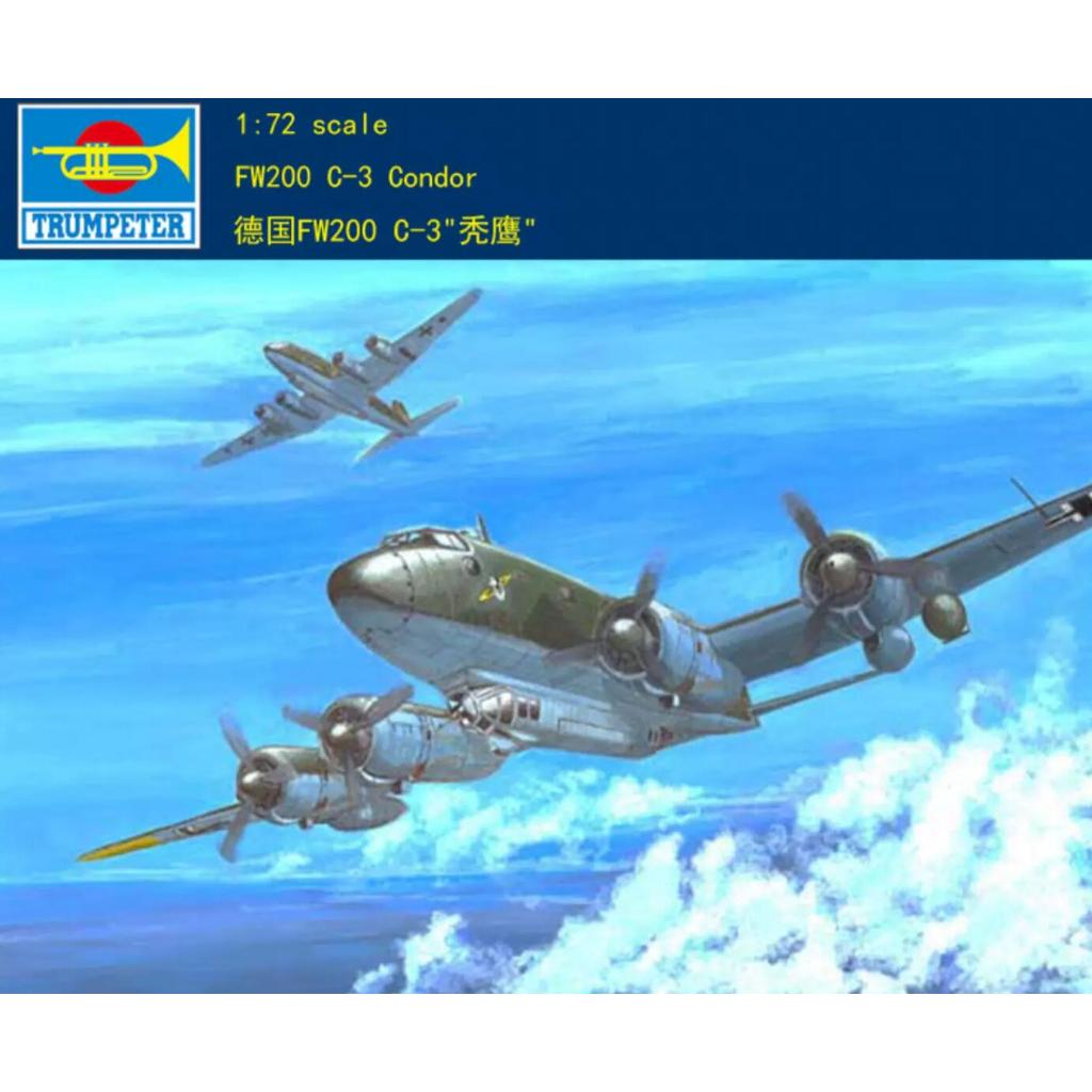 Trumpeter 01637 1 / 72 FW200 C-3 Condor Trumpeter 1 / 72 Đức FW200 C-3 "Condor" 01637