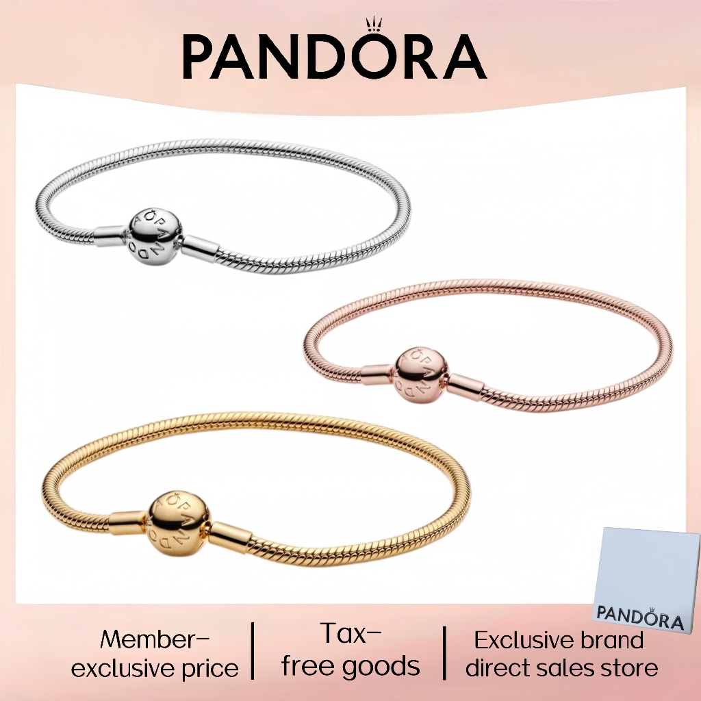 Thời Trang Mới Nhất Bán Chạy Bạc Nguyên Chất Pandor Trang Sức Đẹp 100% Chính Hãng S925 Bạc Vòng Cổ T