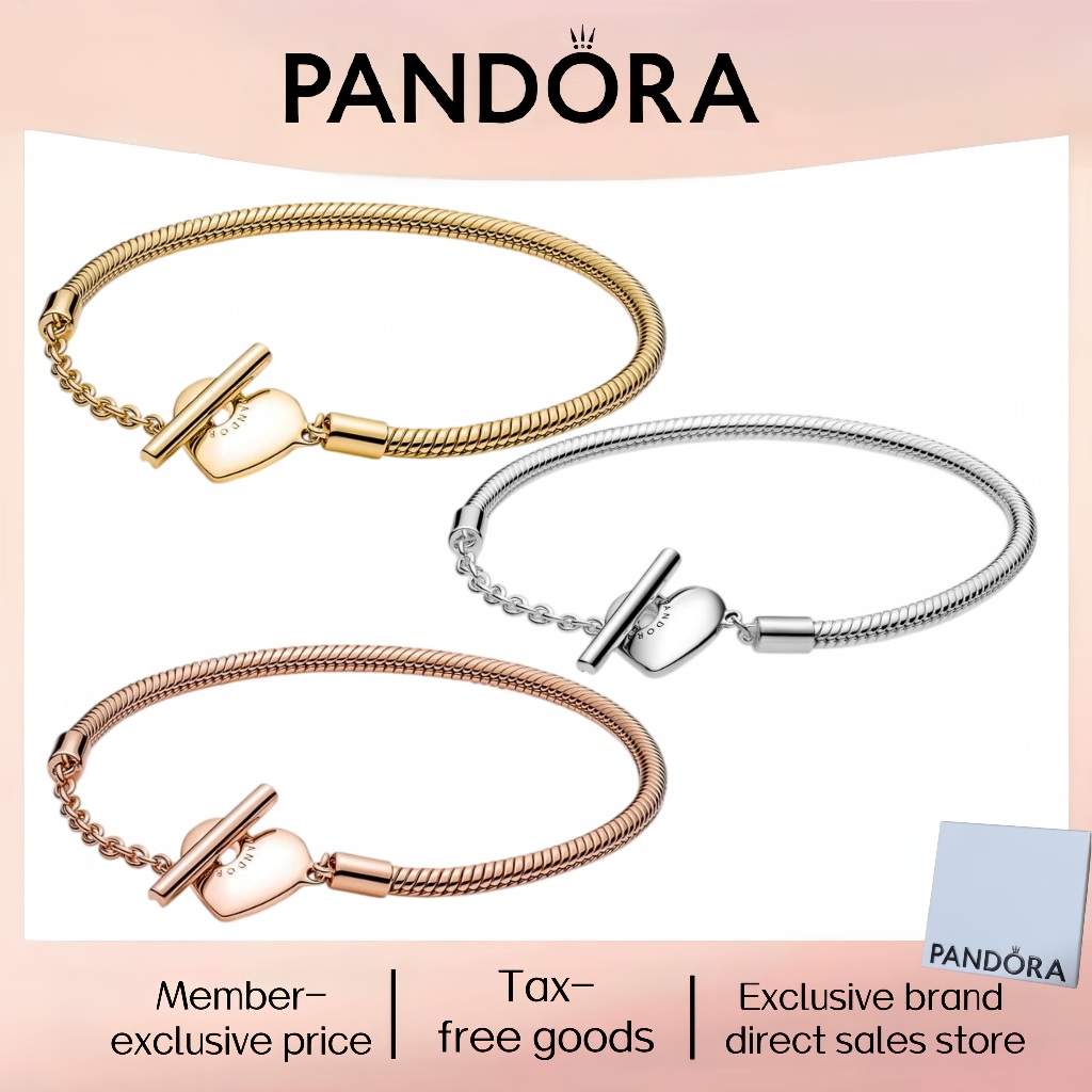 Thời Trang Mới Nhất Bán Chạy Bạc Nguyên Chất Pandor Trang Sức Đẹp 100% Chính Hãng S925 Bạc Vòng Cổ T