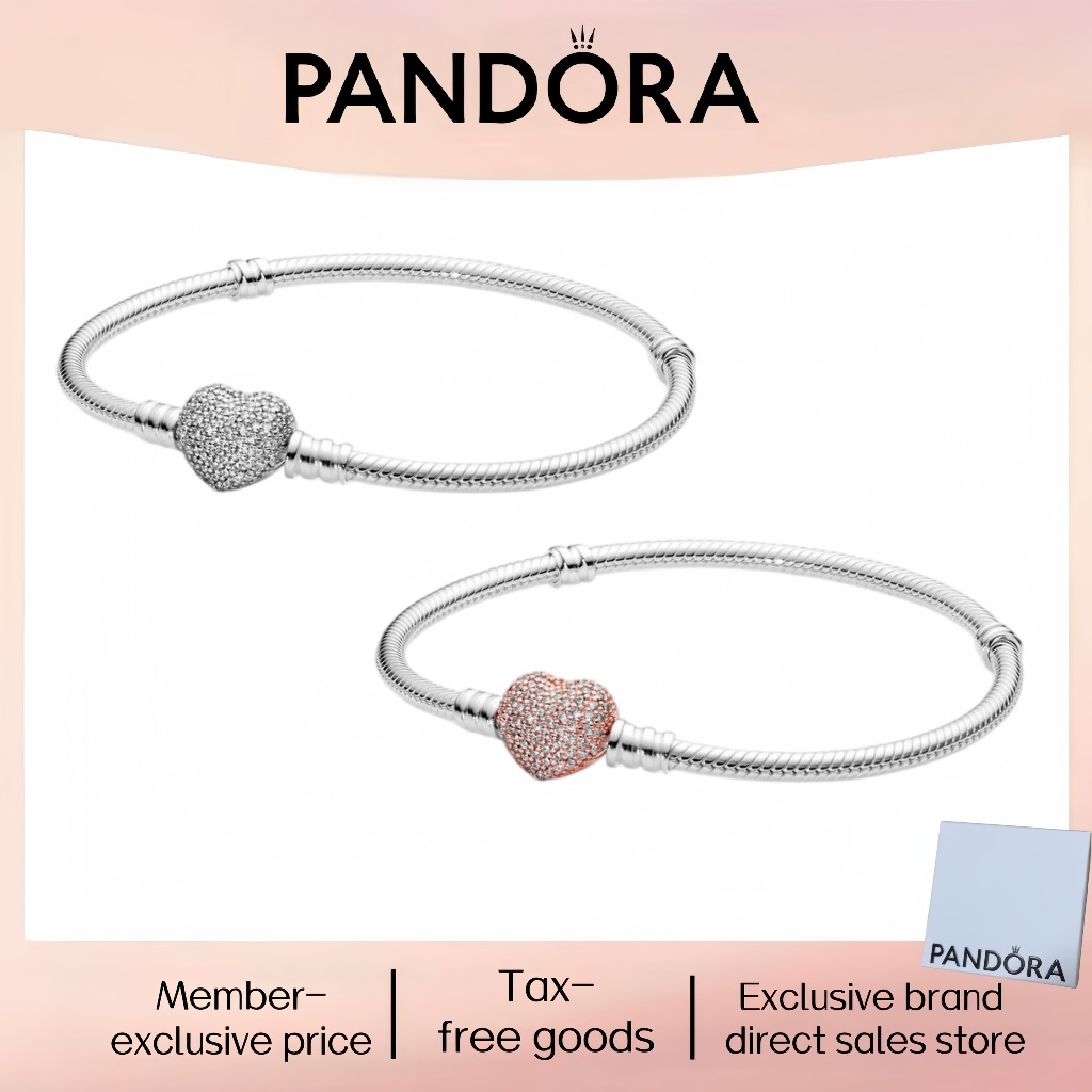 Thời trang mới nhất bán chạy bạc nguyên chất Pandor trang sức đẹp 100% chính hãng S925 vòng cổ bạc t