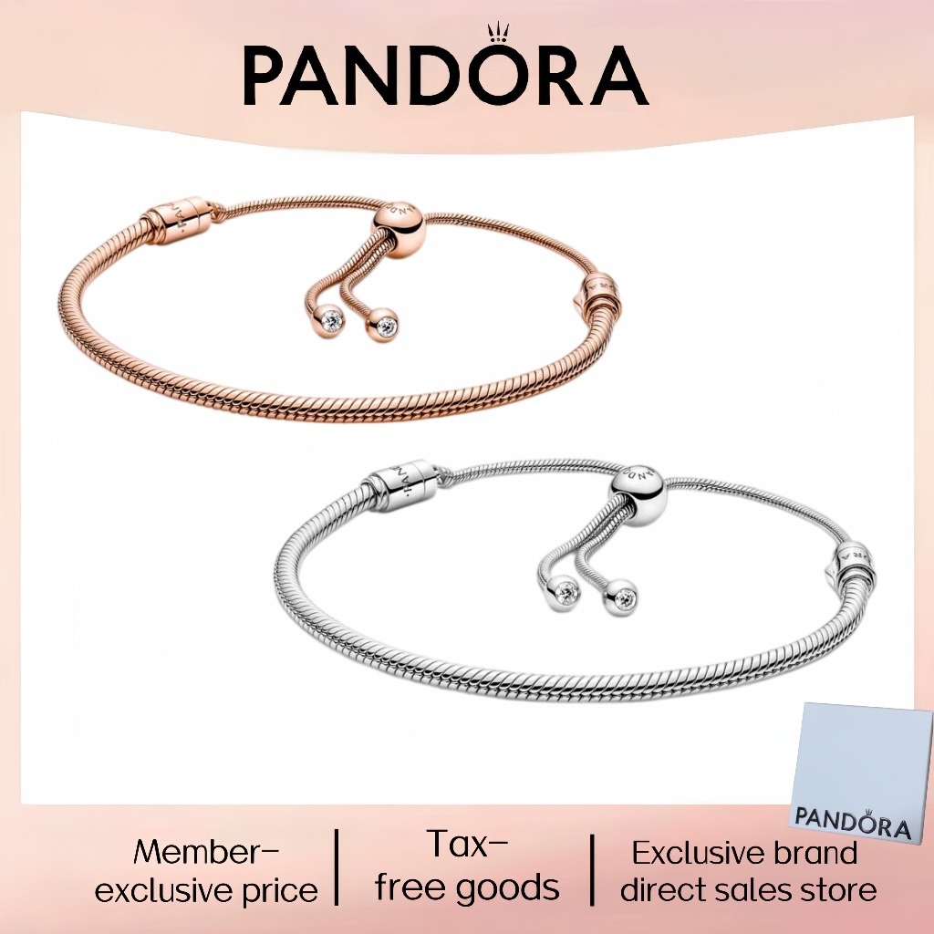 Thời Trang Mới Nhất Bán Chạy Bạc Nguyên Chất Pandor Trang Sức Đẹp 100% Chính Hãng S925 Bạc Vòng Cổ T