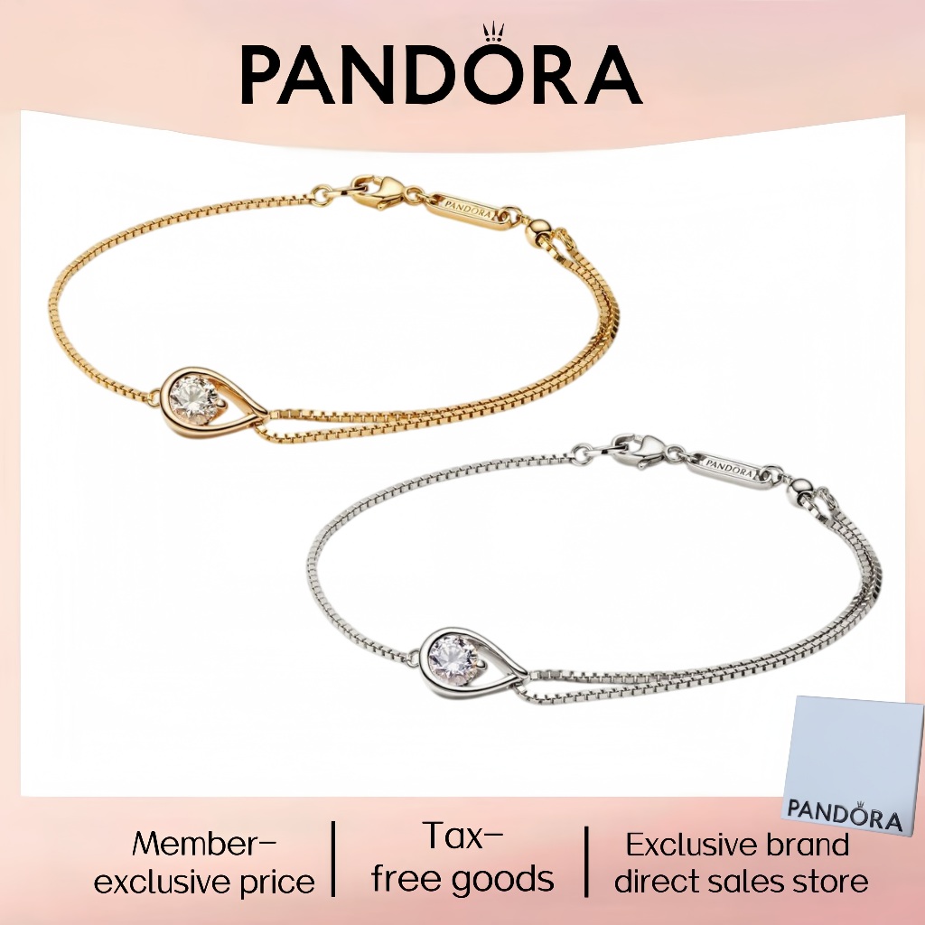 Thời trang mới nhất bán chạy bạc nguyên chất Pandor trang sức đẹp 100% chính hãng S925 vòng cổ bạc t