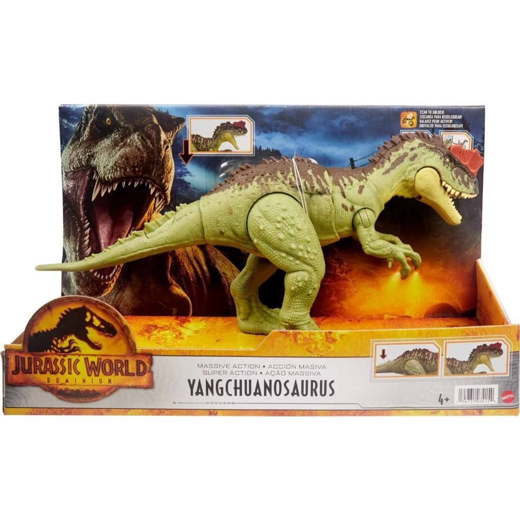 Mattel Jurassic World Rule Búp bê khủng long hành động tuyệt vời, Đồ chơi khủng long cừu Ankylosauru