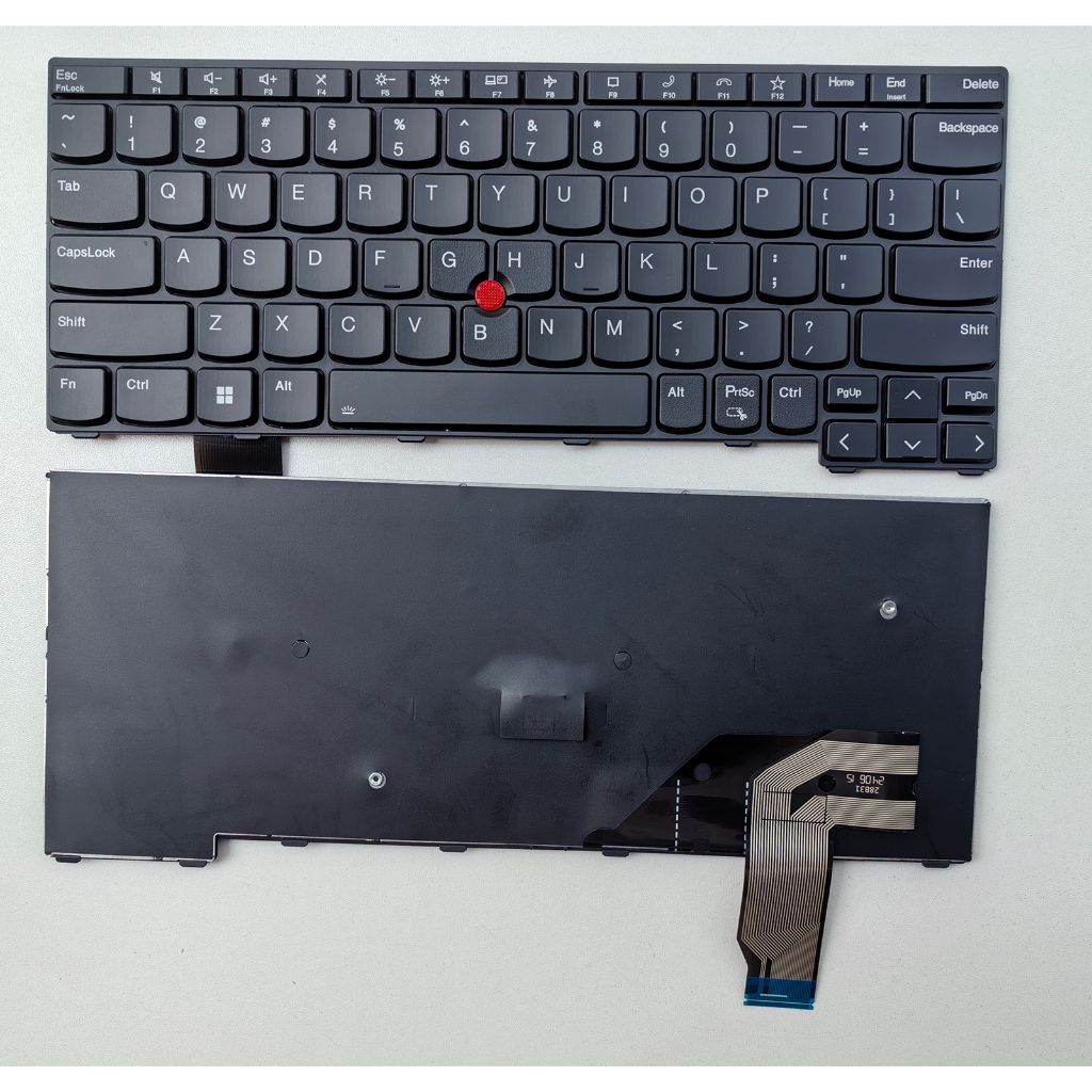 Bàn Phím Laptop Cho Lenovo Thinkpad X13 Gen 1 / L13 Gen 2 / L13 Yoga Gen 2 US Không Có Đèn Nền Đen