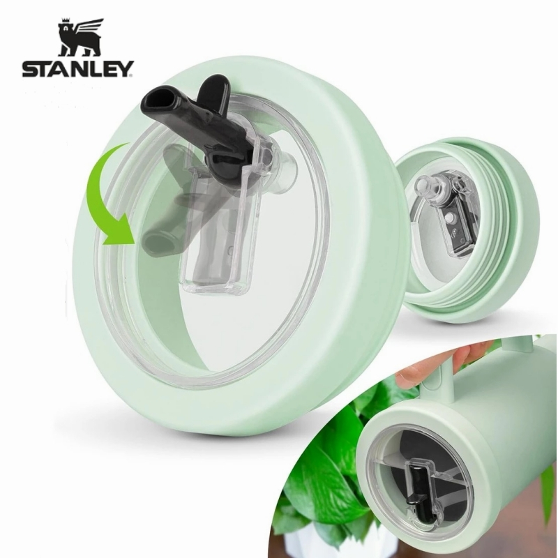 40 oz Tumbler Nắp Thay Thế Cho Stanley Flip Straw Nắp Cho Stanley Quencher H2.0 Du Lịch Tumbler Chốn