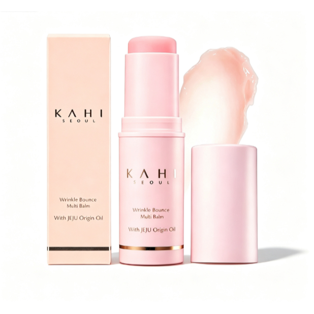 KAHI SEOUL Wrinkle Bounce Multi Balm 9g Son dưỡng đa năng Que Jeju Oil Hydrating Skin Balm Di động M