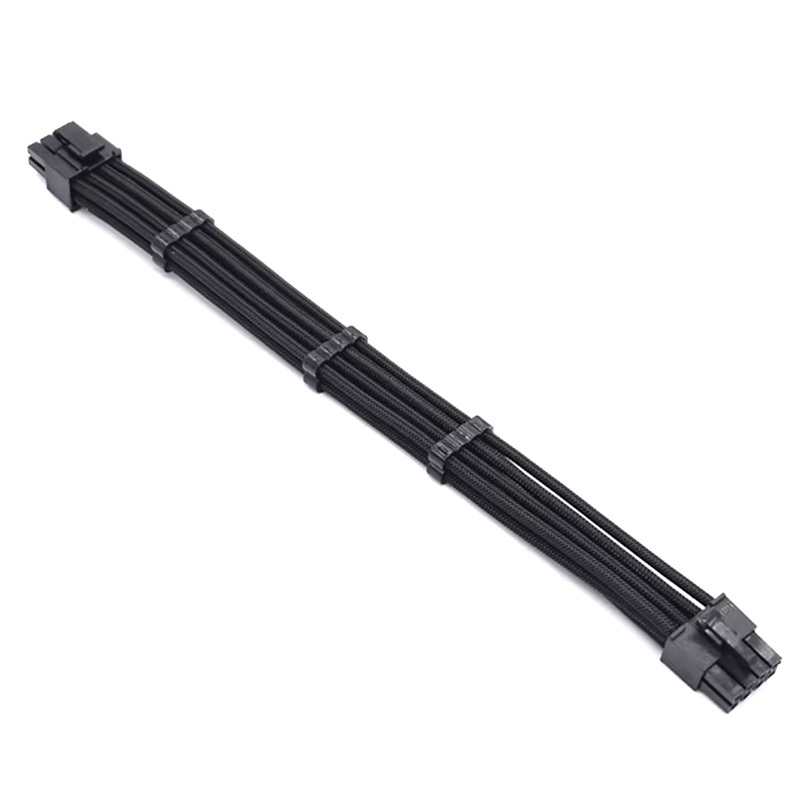 30cm / 50cm PSU 8 Pin Nam Sang PCIe 8 (6 + 2) Pin Nam Dây Silicon Linh Hoạt Cáp Tay Cho MSI MAG A750