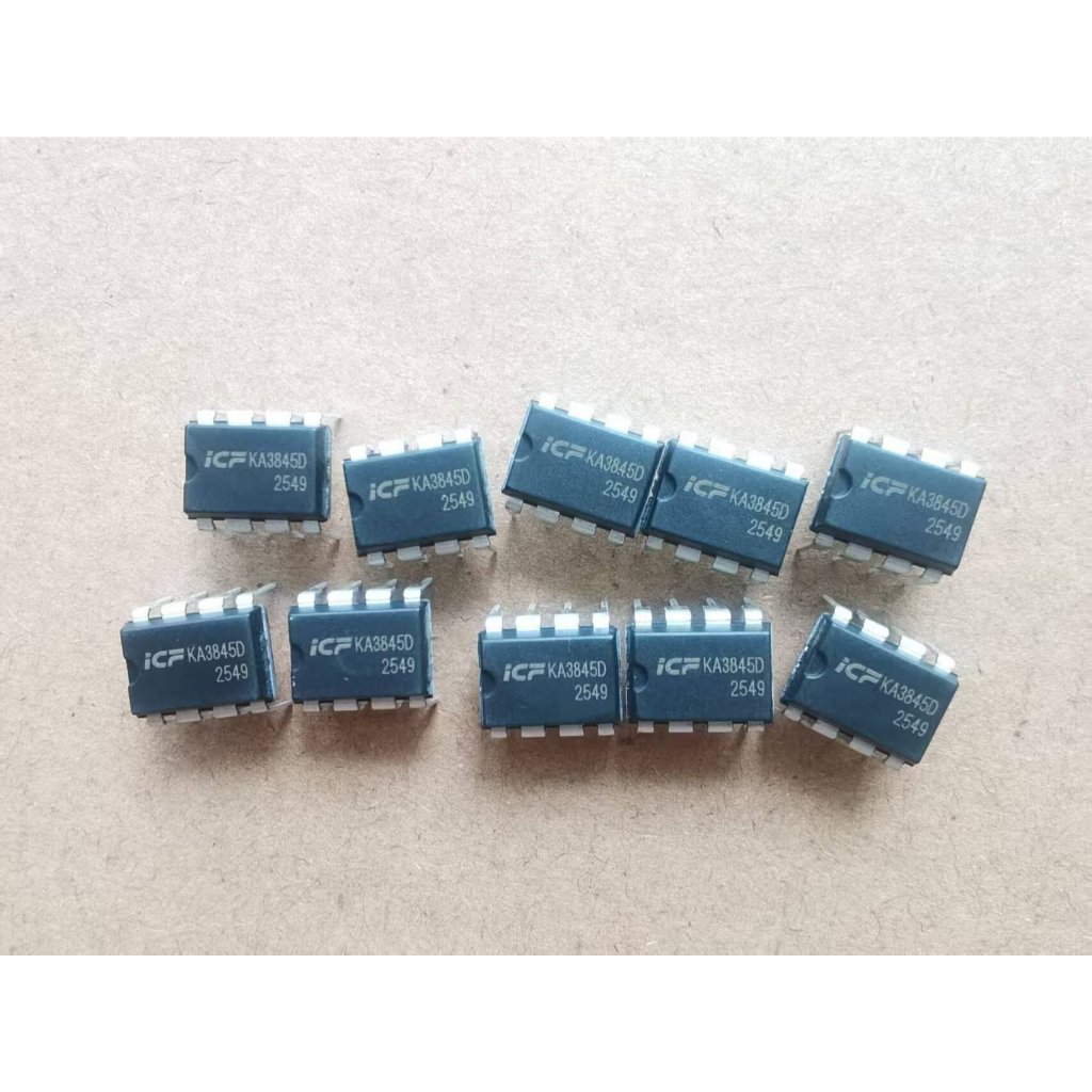 ((10 Chiếc) KA3845D Nguyên Bản Chính Hãng Nhập Khẩu Thương Hiệu Mới DIP-8 KA3845 IC Mạch Tích Hợp