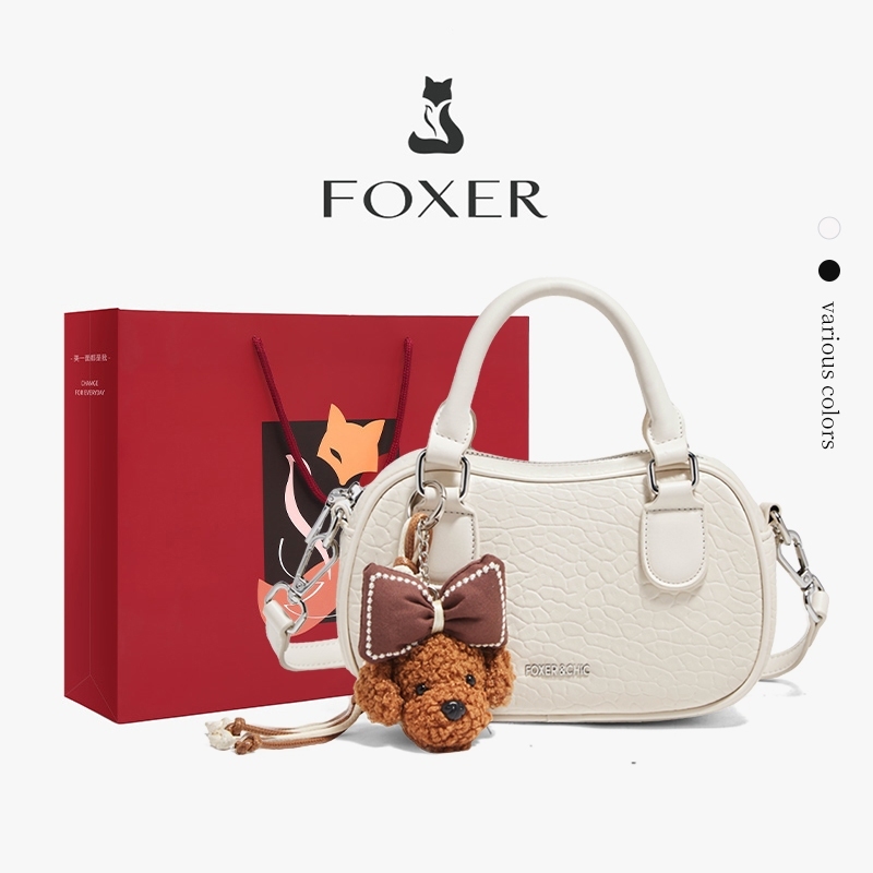 FOXER Túi xách nữ đeo chéo di động đa năng Du lịch Túi xách nữ phù hợp