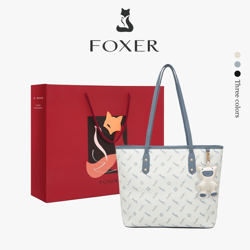 FOXER Túi Xách Nữ Dung Tích Lớn Cao Cấp Đeo Vai Đa Năng