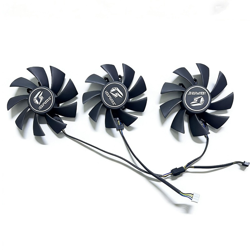 85MM 75MM 4PIN RTX2060 1660S GPU QUẠT Dành Cho Nhiều Màu Sắc Geforce RTX 2060 Chơi Game ES Igame Gef