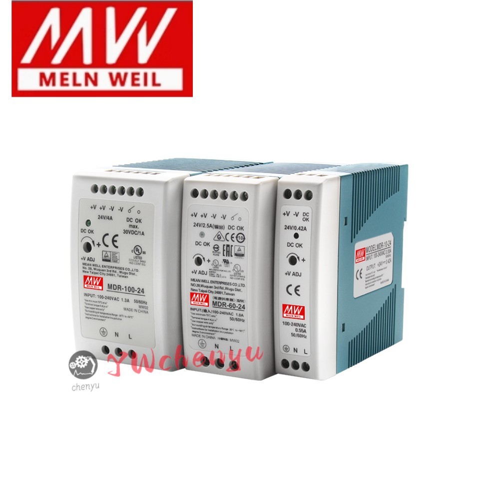Công suất chuyển mạch MDR MDR-10-20-40-60-100-5-12-15-24 Loại đường ray 10 20 40 60 100W