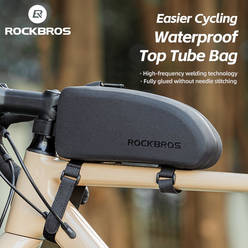 ROCKBROS Túi Xe Đạp Ống Trên Chống Thấm Nước Khung Trước MTB Road Bike