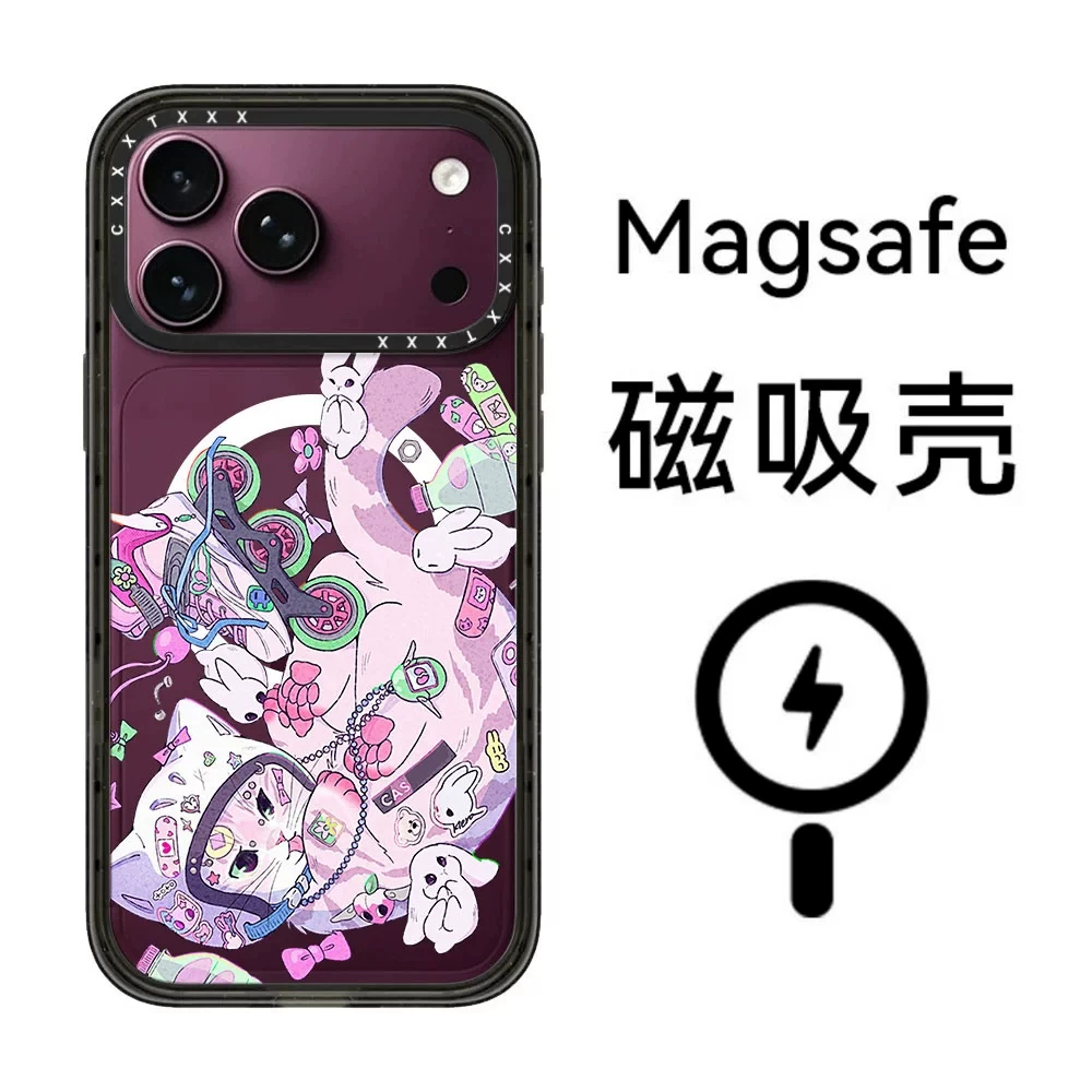 Mặc đường phố Cùng phong cách Kiera Won Dreamy Kitten Bunny Vỏ điện thoại Thích hợp cho iPhone12 / 1