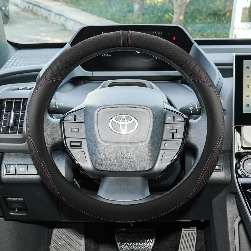 Sợi Nhỏ Da Vô Lăng Ô Tô Dành Cho Xe Toyota BZ5 BZ4X BZ3 2023 2024 2025 2026 Phụ Kiện Ô Tô