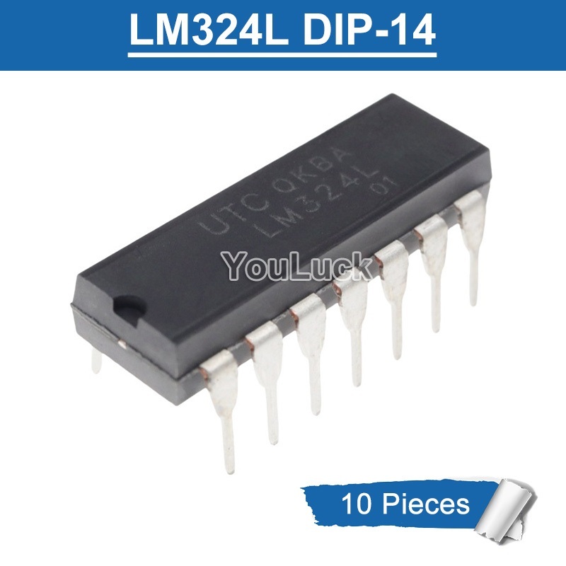 10 Chiếc UTC LM324L DIP-14 LM324L-D14-T Quad Bộ Khuếch Đại Hoạt Động IC Chip Mới Ban Đầu