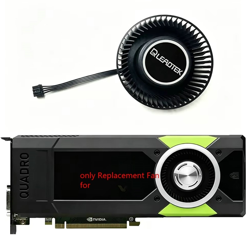 Dành Cho NVIDIA Quadro M5000 M6000 P5000 P6000 K6000 68MM PLB06625B12HH Card Đồ Họa Thay Thế Quạt