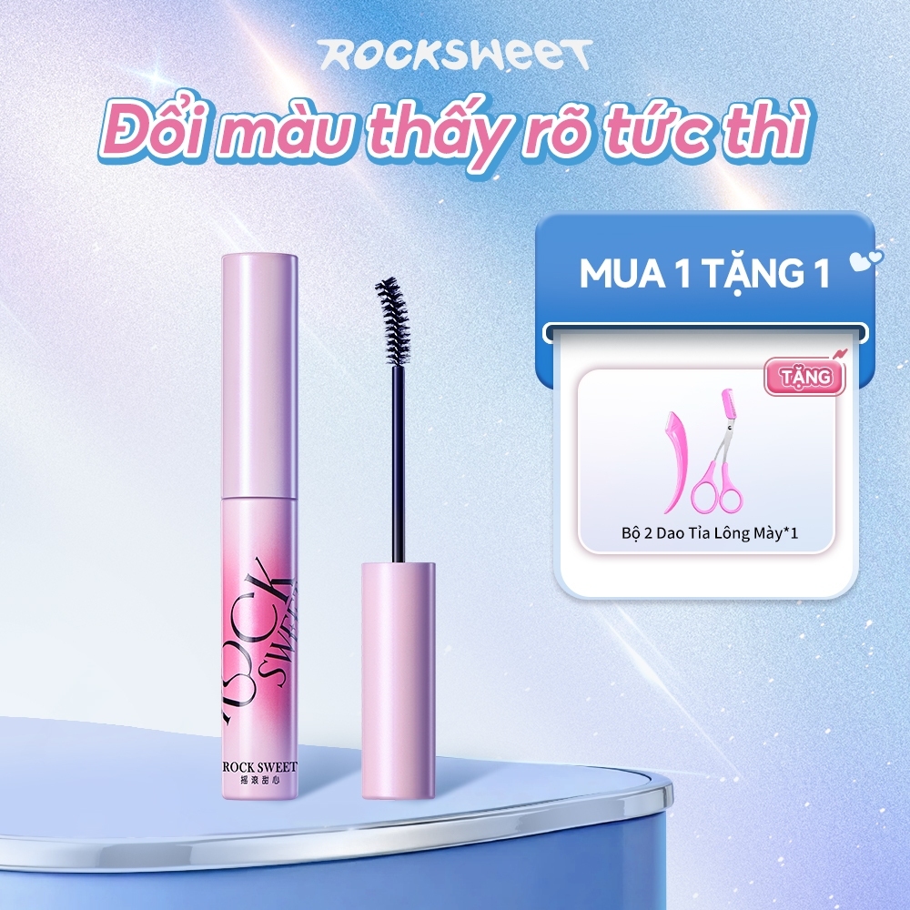 [LIVE] Rock Sweet RS Mascara lông mày Velvet Mist Tint Lâu trôi, Nhìn lông mày hoang dã, Lông mày bề