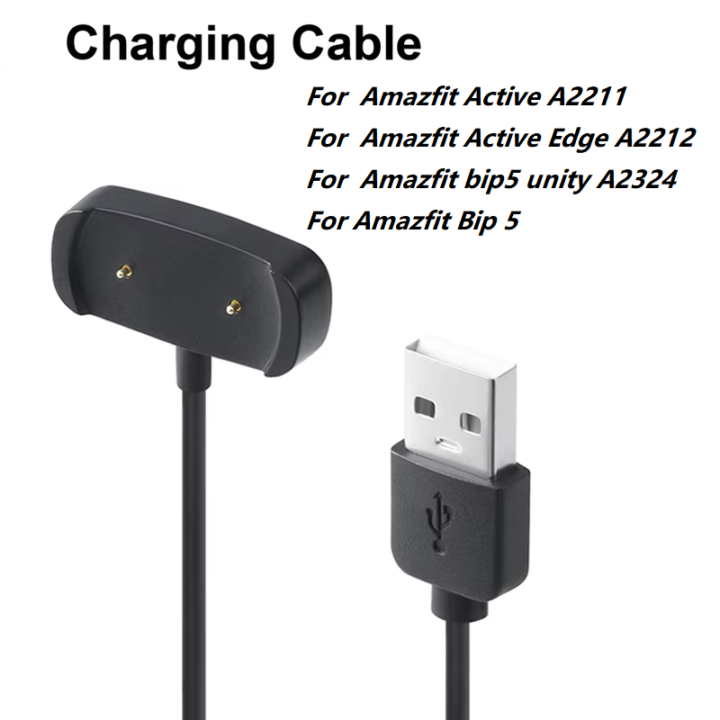 Cáp Sạc USB Cho Amazfit Active A2211 Sạc Cho Amazfit Active Edge A2212 Bộ Sạc Đồng Hồ Thông Minh Cho