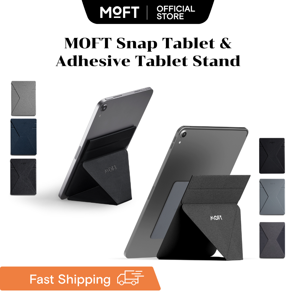 Giá đỡ máy tính bảng mỏng vô hình MOFT & Giá đỡ máy tính bảng Snap, có thể điều chỉnh nhất, tương thích với iPad mini / pro