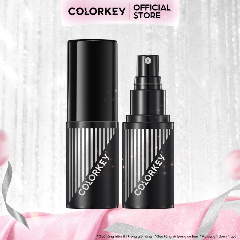 Xịt Khóa Đen COLORKEY Tia Sương Mềm Mại Giúp Khóa Chặt Lớp Trang Điểm Phù Hợp Mọi Loại Da