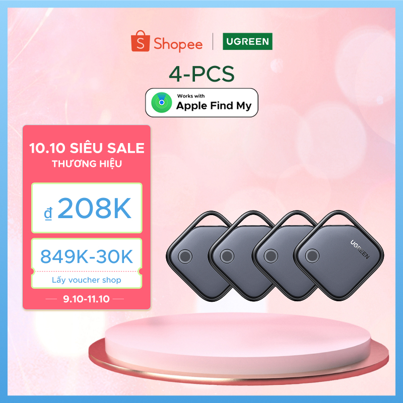 Ugreen Thẻ Thông Minh Định Vị Thông Minh Chống Mất Bluetooth5.0 Finder cho iPhone 18 Pro Max iPhone 17 16 Pro Max