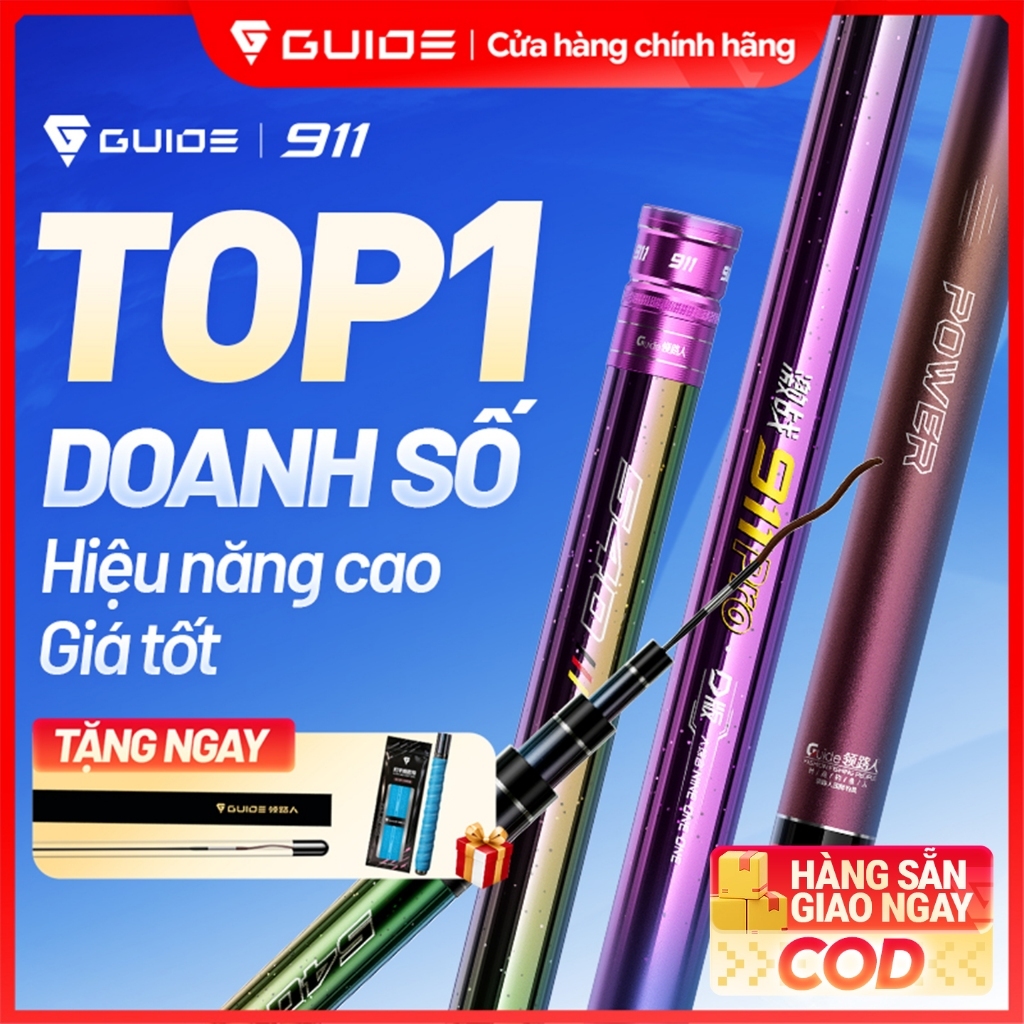 Guide - Cần câu đài tổng hợp 911 PRO, độ cứng 4.5H/6H, carbon cao cấp siêu…