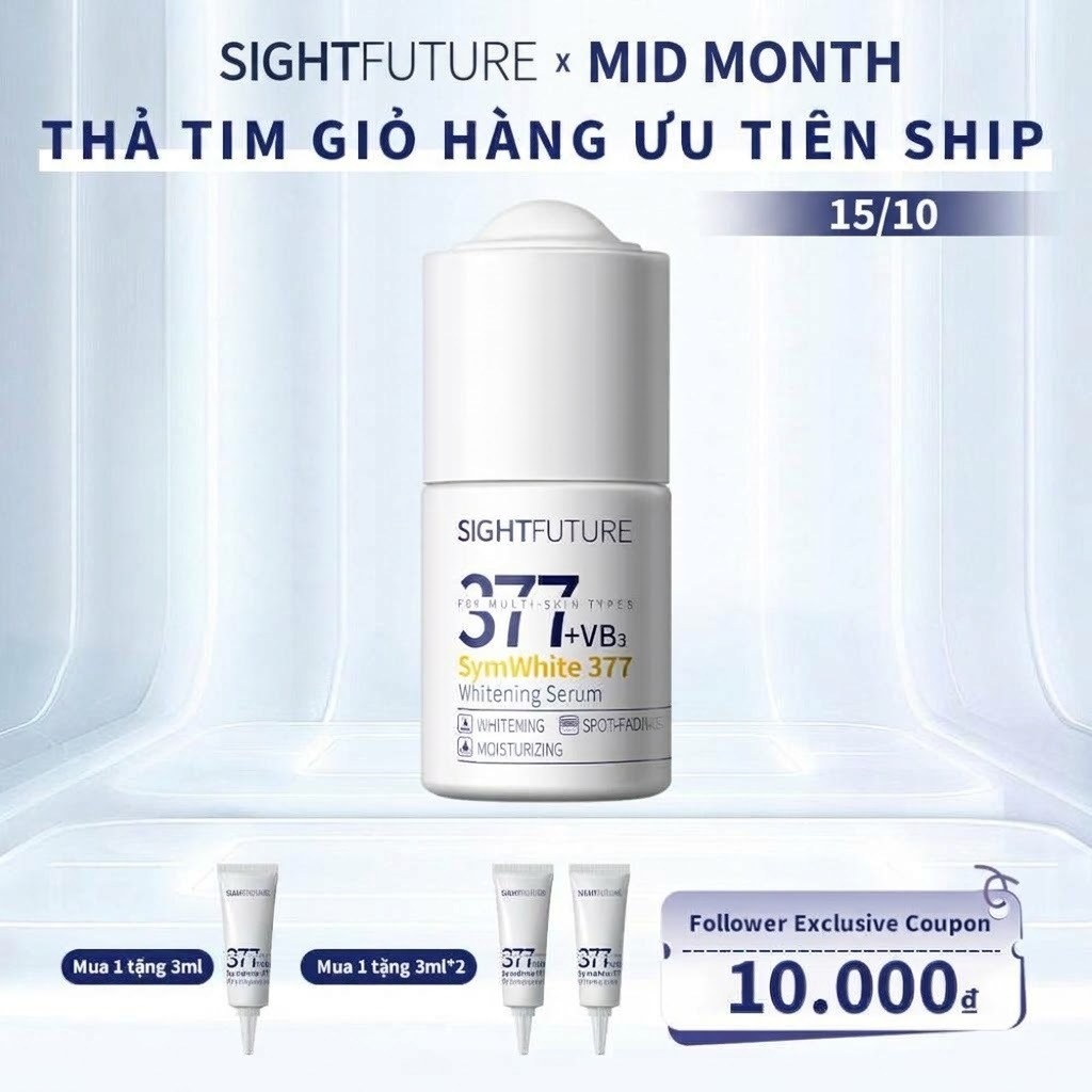 SIGHTFUTURE 377 SymWhite serum Tinh Chất Dưỡng Trắng Mờ Đốm Nâu Da Sáng Rạng…