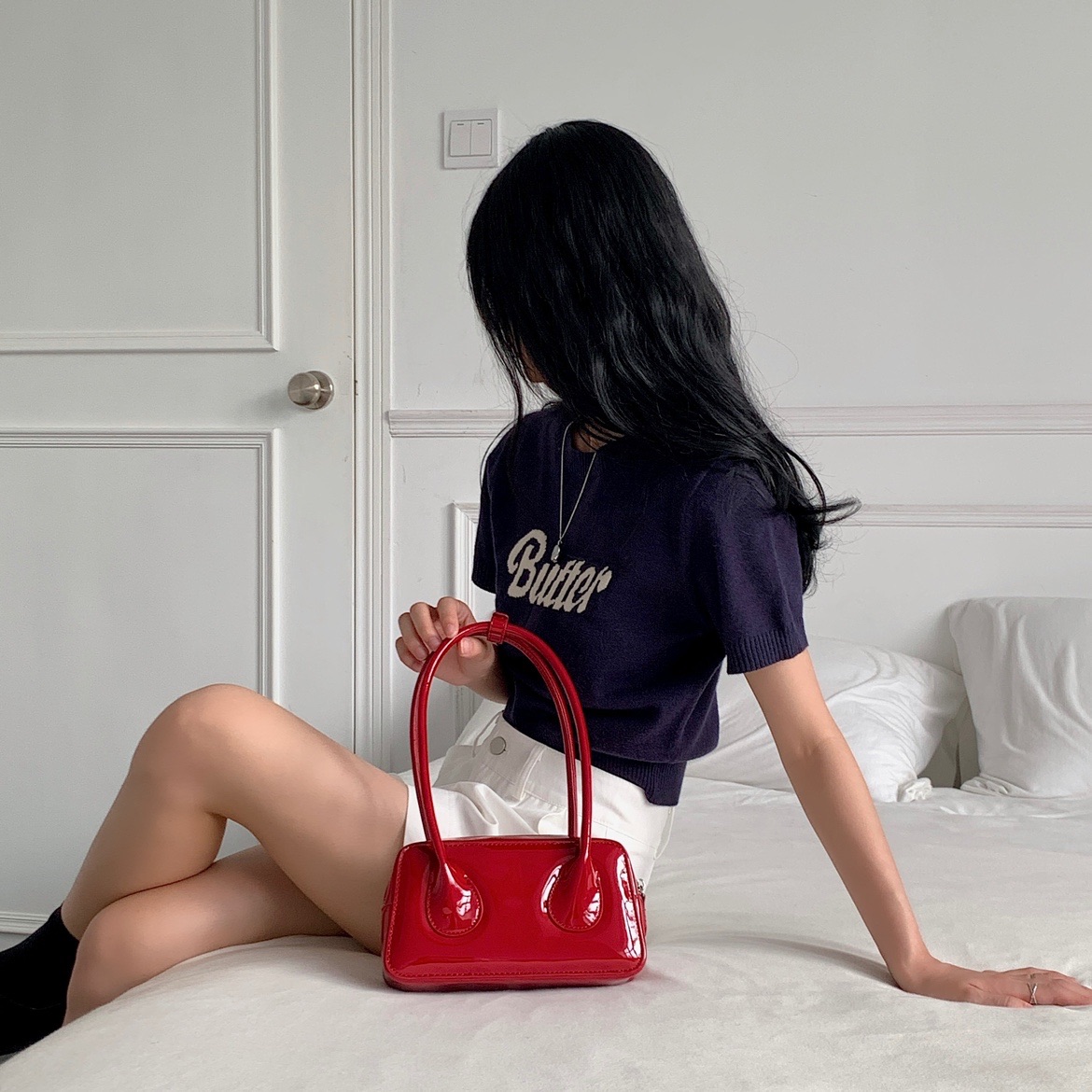 Đơn Giản Sáng Tạo Cá Tính Phù Hợp Với Túi Đeo Vai Nữ Mùa Hè Mới Kết Cấu Cao Cấp Mịn Sáng Bóng Túi Nữ Nách Túi | BigBuy360 - bigbuy360.vn