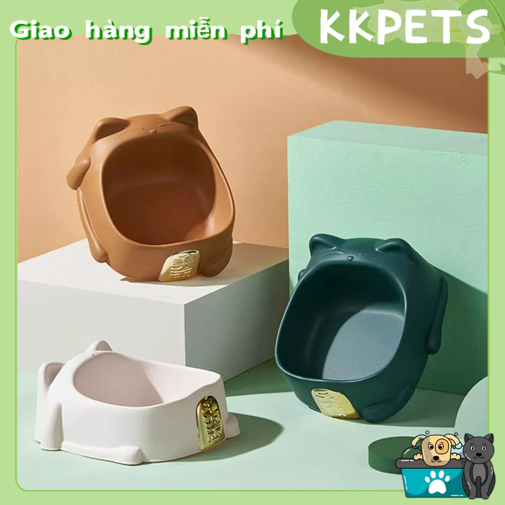 Bát ăn cho Chó Mèo,Bát ăn cho chống trượt Chó Mèo,,Bát ăn cho Mèo chiêu tài KKPETS
