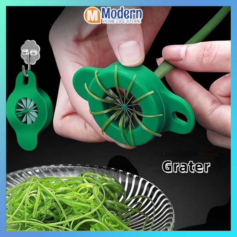 Dao Cắt Hành Tây Màu Xanh Lá Cây Bằng Thép Không Gỉ Thiết Thực