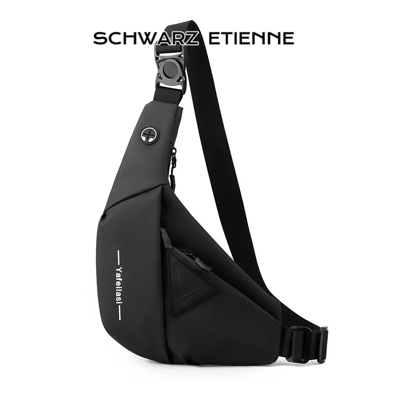 Schwarz ETIENNE Túi Đeo Chéo Ngực Chống Nước Sức Chứa Lớn Cho Nam