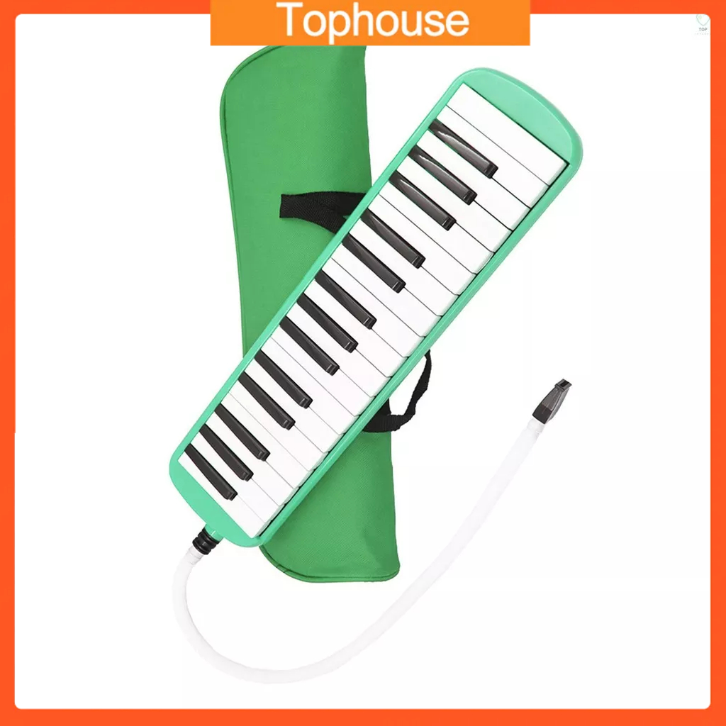Đàn Melodica 32 Phím Kèm Túi Đựng Màu Xanh Lá Cây Dành Cho Trẻ Em Mới Bắt Đầu