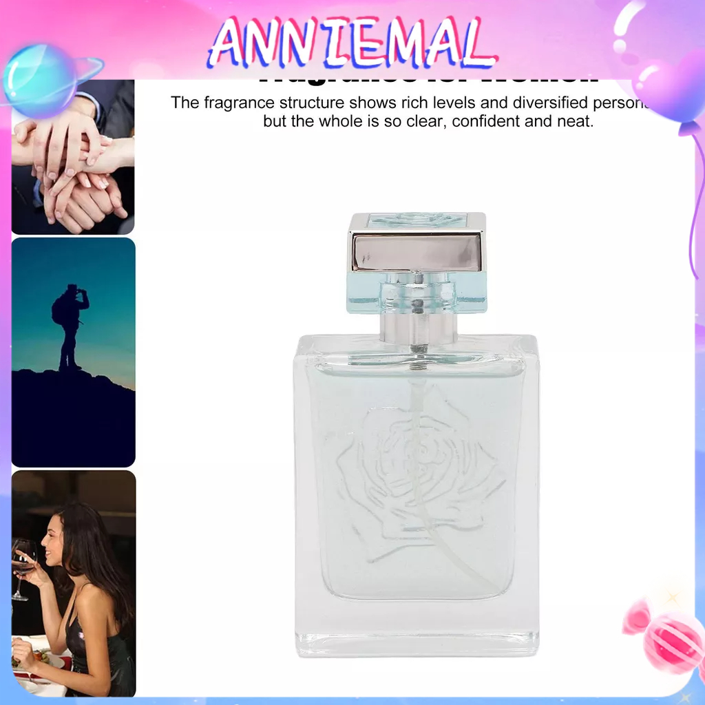 Nước Hoa 50ml Lâu Phai Hương Thơm Xanh Dương Trong Suốt Cho Nữ