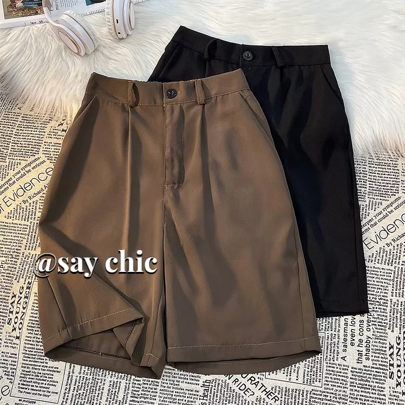 Quần Short Màu Trơn Đơn Giản Thời Trang Hàn Quốc