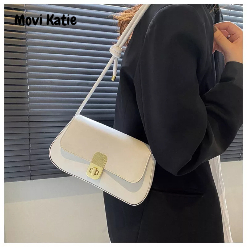 Movi Katie Túi Xách Đeo Vai Hình Vuông Màu Sắc Đơn Giản Thời Trang Dành Cho Nữ