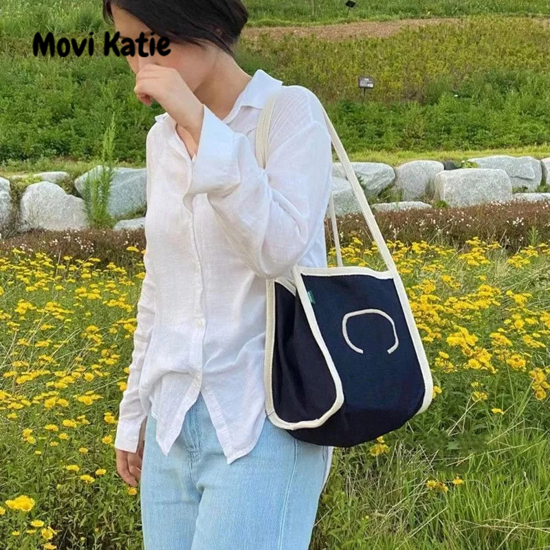 Movi Katie Túi Xách Denim Thời Trang Hàn Quốc Cho Nữ