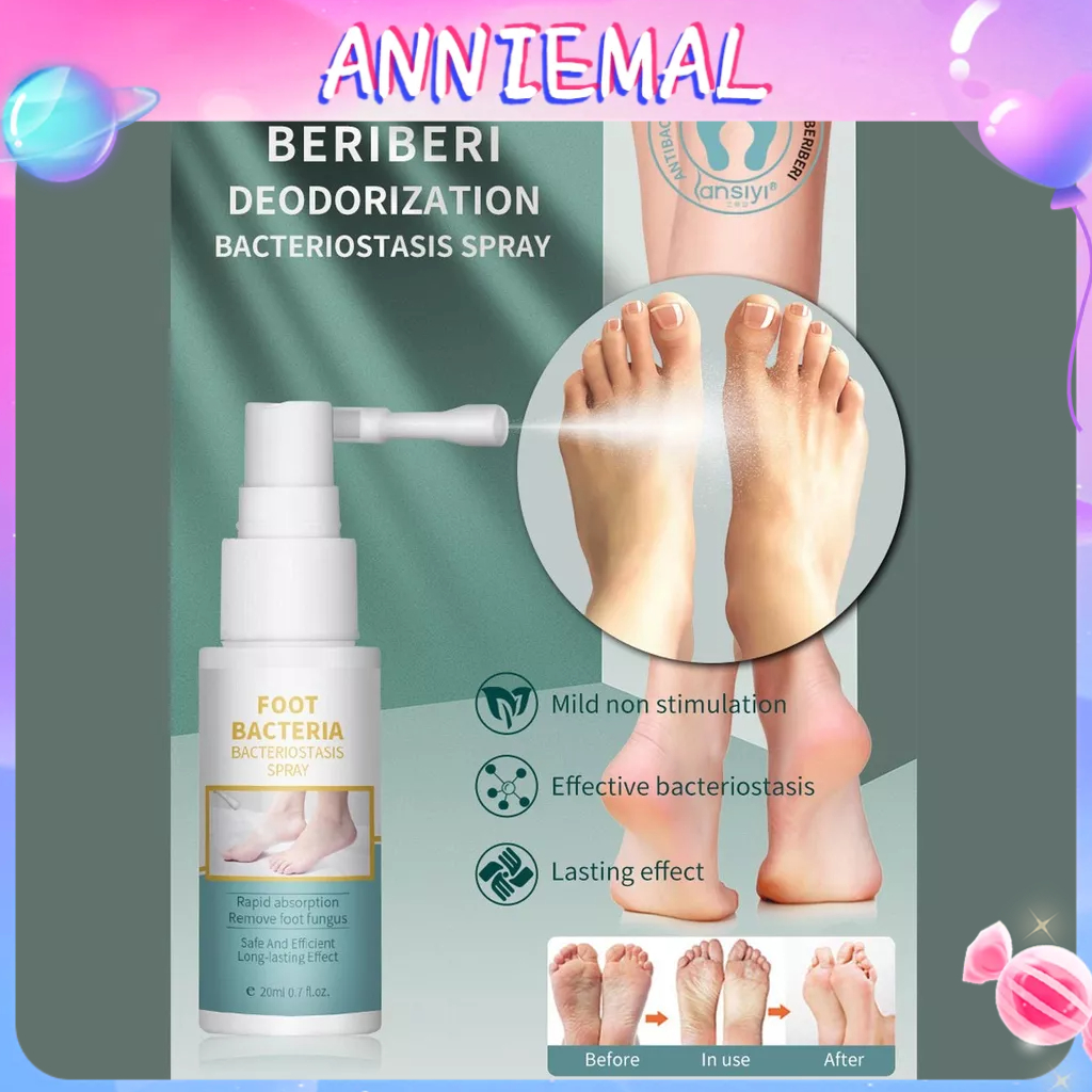 Xịt trị hôi chân 20ml Chiết xuất thực vật khử mùi nhẹ nhàng Trị bong da