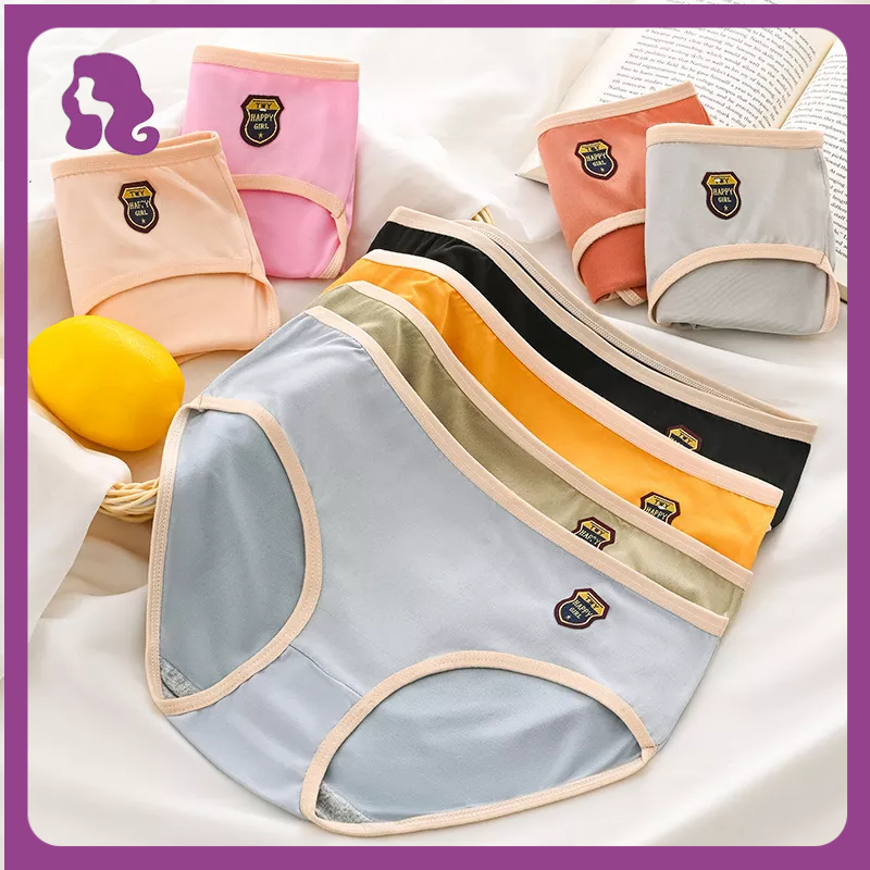 Quần Lót Nữ Cotton Dệt Kim - Quần Chip Nữ kháng khuẩn thoáng mát đính nơ xinh tôn vòng