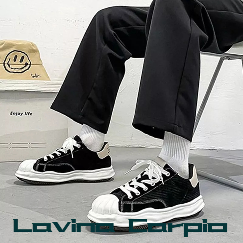 Giày thể thao LAVINA CARPIO vải nhung vỏ sò thời trang cho nam