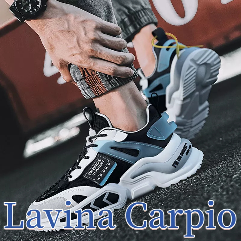 Giày chạy bộ LAVINA CARPIO đế mềm chống đá mồ hôi size lớn thời trang cho nam
