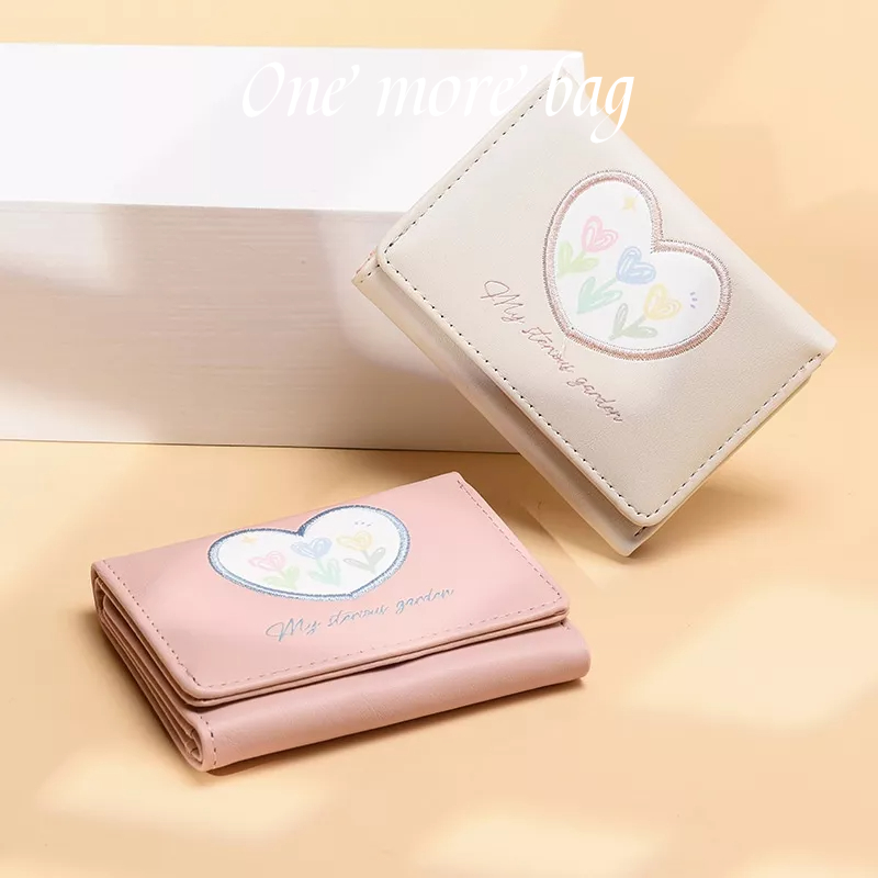 One Ví Đựng Tiền Xu / Thẻ Cỡ Lớn Phong Cách Hàn Quốc Dễ Thương Cho Nữ
