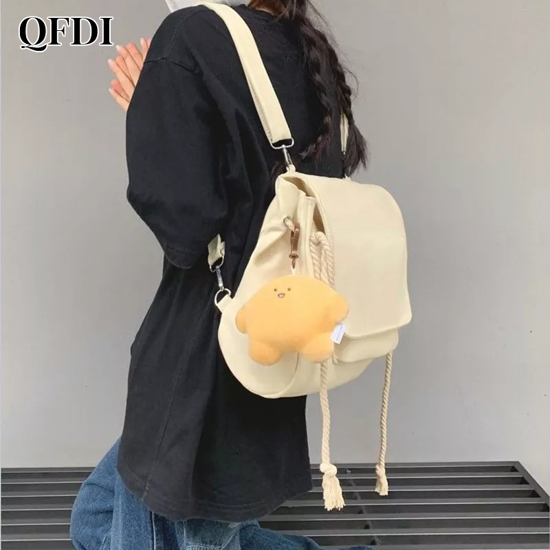 QFDI Ba Lô Đi Học Chống Thấm Nước Phong Cách Nhật Bản