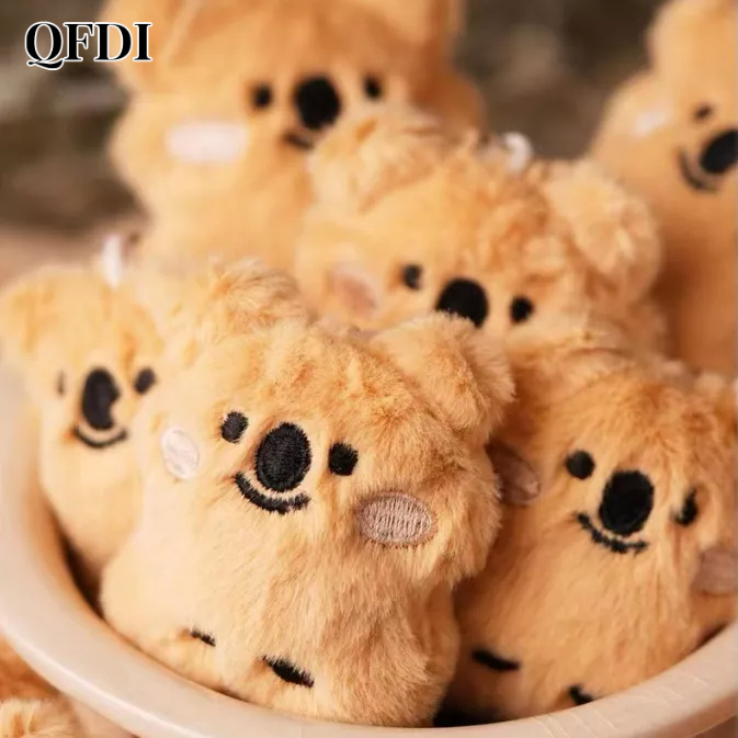 QFDI Móc Khóa Hình Chuột Túi kangaroo Nhồi Bông Dễ Thương