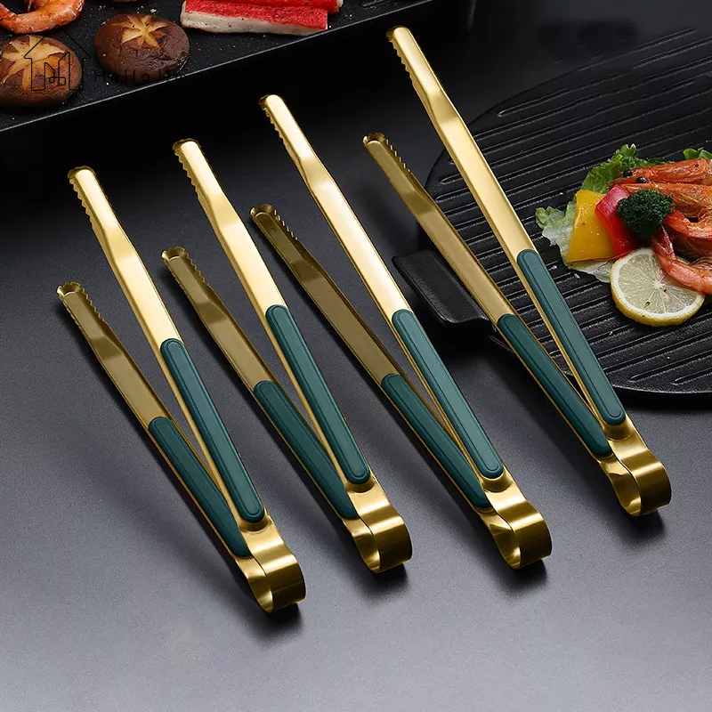 JJT Kẹp Gắp Đá / Thức Ăn Bằng Thép Không Gỉ Tiện Lợi