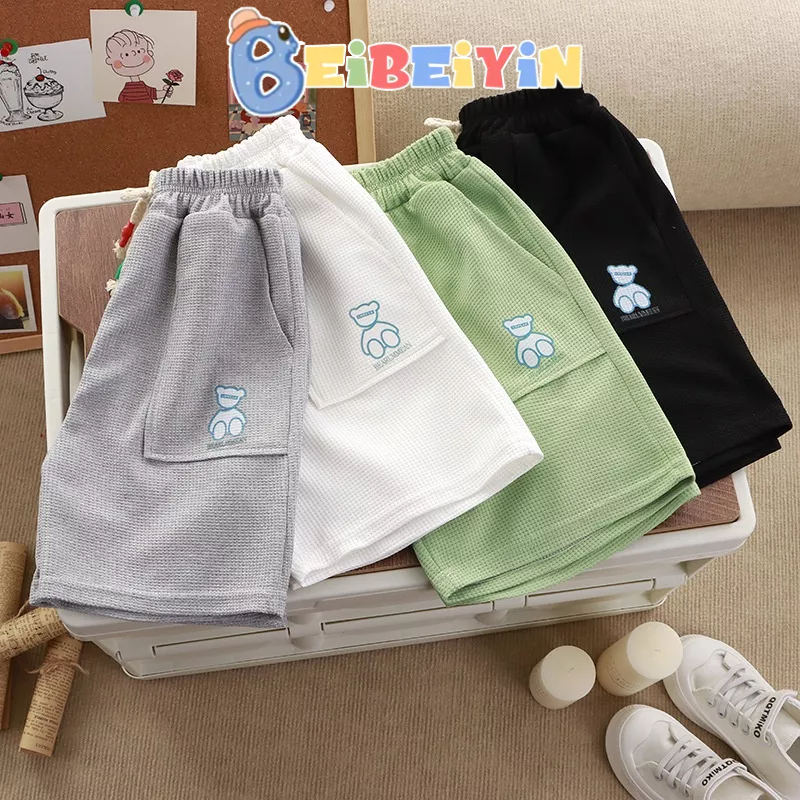 Quần short BEIBEIYIN thoáng khí nhanh khô thời trang thể thao mùa hè cho bé