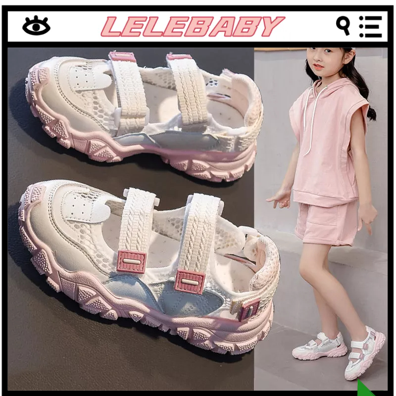 Giày Sandal Xăng Đan Đế Mềm Chống Trượt Kiểu Công Chúa Thời Trang Mùa Hè 2022 Cho Bé Gái