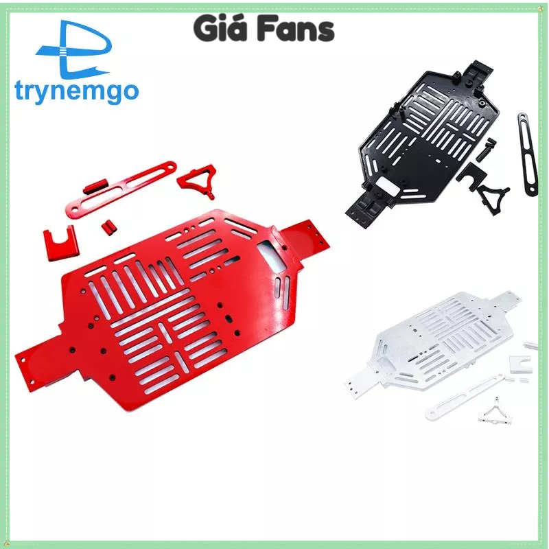 Tấm Pin Khung Gầm Bằng Kim Loại Màu Đỏ Thay Thế Cho Xe Hơi Điều Khiển Từ Xa SG1603 SG1604 SG1605 UDIRC UD1601 UD1603 UD1607 1 / 16