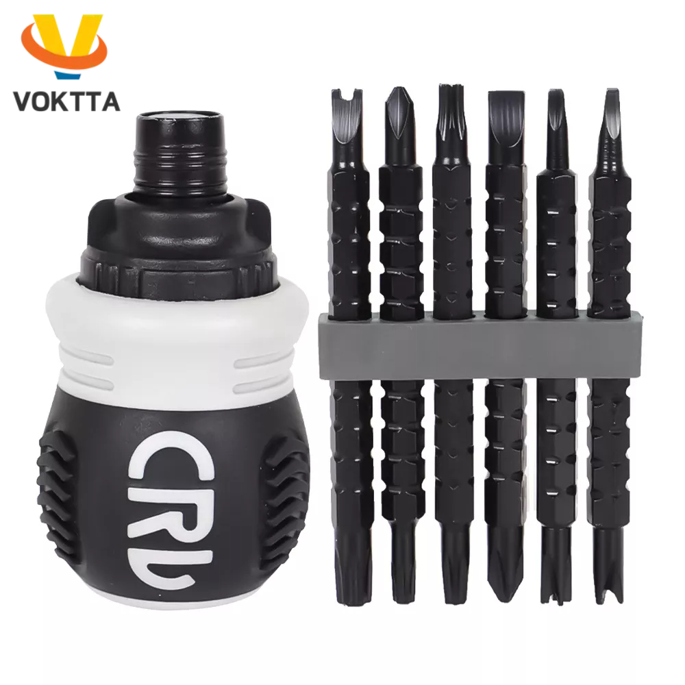 13 Trong 1 Tua Vít Trợ Lực Đảo Chiều Có Nam Châm Chất Liệu Thép CR-V Bền Bỉ